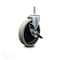 Service Caster Cambro Utility Cart Replacement Swivel Caster with Brake CAM-SCC-GR05S510-TPRS-SLB-716138 - alternate 1